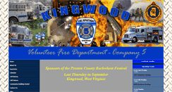 Desktop Screenshot of kingwoodvfd.com