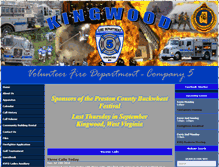 Tablet Screenshot of kingwoodvfd.com